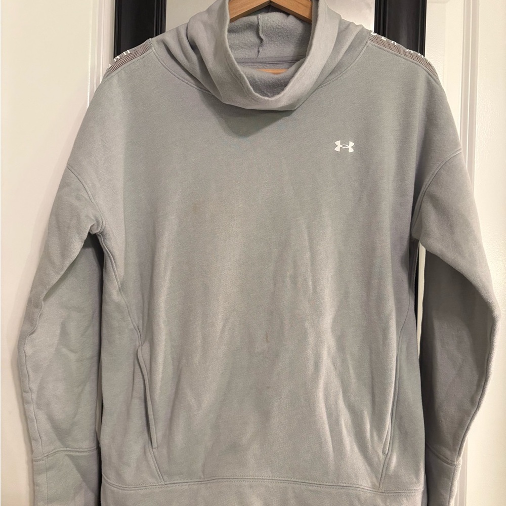 Under Armour Gray Cowl Neck Sweatshirt